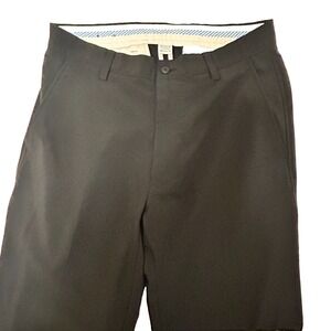 FootJoy Golf Chino Pant‎ Mens 32x32 Black Straight Leg Flat Front Stretch